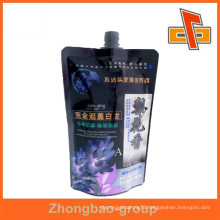 gravure printing stand up type food grade liquid packaging plastic bag for jelly